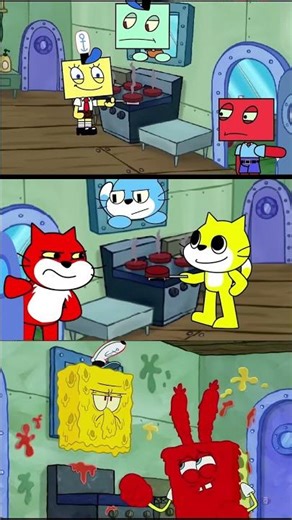 Funkin’ with Mr. Krabs: New Scratch vs. Square – FNF Krusty Karoling Madness! #fnf #fnfmods #spon...