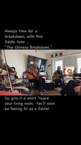 The origin of “The Chinese Breakdown” fiddle tune is unclear, but it's quite certain it did not originate in China. AKA the "Beaver Valley Breakdown, "Georgia Bust Down, “Georgia Breakdown," and the "Tiger Rag," it caught on and was widespread from the South to Midwest, the American North and Canada and even to England and Scotland, first recorded by the "Dixie String Band" in 1925. - our version, the "Saltwater Breakdown" from a recent gathering of old tyme fiddle friends. | Saltwater Joy