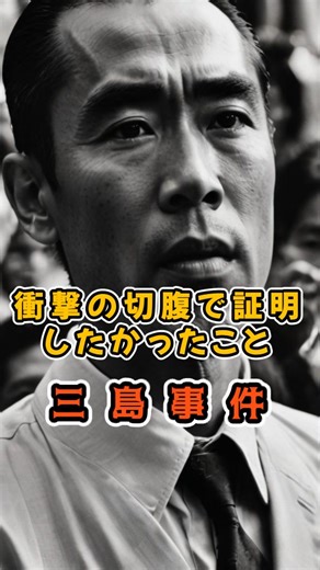 世界トンデモ動画 on Instagram: "衝撃の切腹で証明したかったこと｜三島事件 思想を言葉ではなく行為で示そうとした判断がどこへ向かったのかを整理する ※画像はAIで生成したイメージです ● VOICEVOX：青山龍星・ずんだもん� ● BGM：Tac「ゾンビ」 👍いいね＆📌フォローで応援お願いします！💬コメントで感想や意見もお待ちしています✨ #三島事件 #思想と行動 #判断の末路 #事件解説 #世界トンデモ動画"