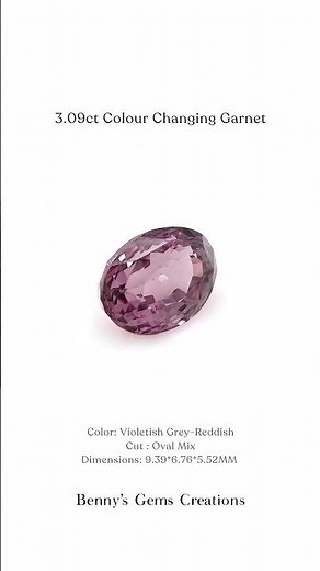 3.09cts Colour Changing Garnet #youtubeshorts #garnet