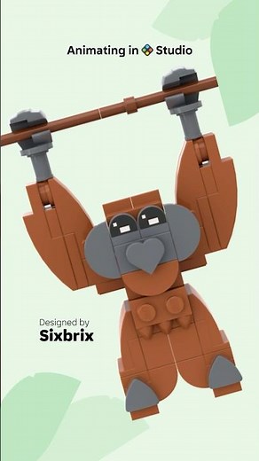 Animating in BrickLink® Studio: Orangutan