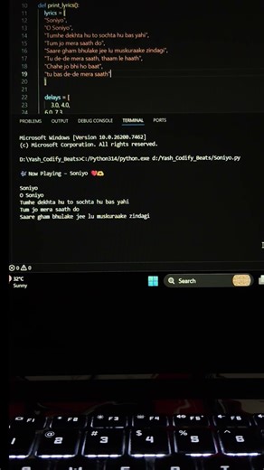 Tu bas dede mera sath 🫶💗#Soniyo #LoveSong #HindiSong#Shorts #MusicShorts