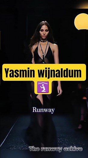 Yasmin Wijnaldum | Backstage to Runway Transformation ✨ #runwayarchive #fashion #model #supermodel