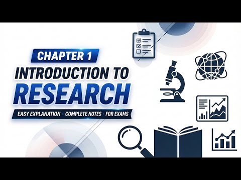 Introduction to Research / Meaning / Definition / Characteristics / Goals & Processes of Research
