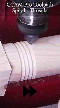 Master Spiral Thread Toolpaths in Cam Pro | Wooden Threads Made Easy