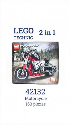 LEGO TECHNIC - Motorcycle - 42132 - 2022 #lego #legotechnic #betweentheblocks #bolivia #legobolivia