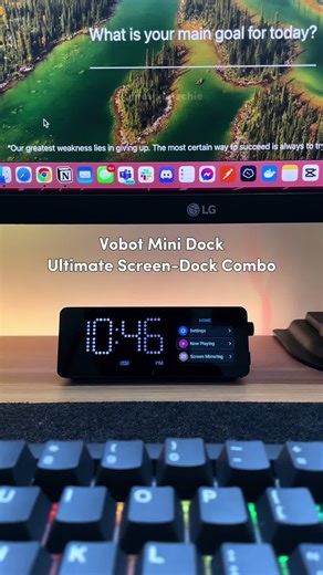 The Ultimate Screen Dock Combo | Vobot Mini Dock