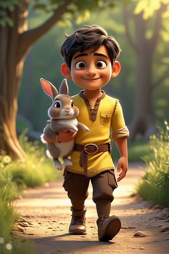 Karthik and the Rabbit 🐇 | Tamil Moral Stories for Kids | Tamil Cartoon Short | Kutty Toons #Shorts
