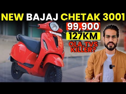 NEW BAJAJ CHETAK 3001🔥| सिर्फ़ 99900 में | OLA,TVS KILLER ? | 127KM Range by Abhishek Moto
