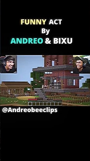 Andreo & Bixu funny 🤣| #andreobee |#funny|#shorts