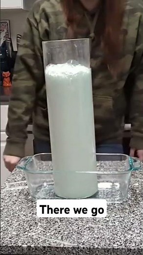 Elephant Toothpaste Reaction using hair developer and active dry yeast