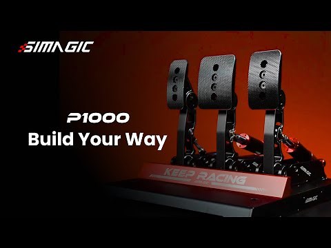 P1000 Modular Pedals - Build Your Way | SIMAGIC