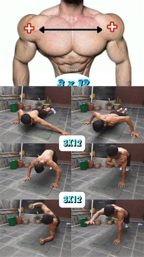 6 pushups variations for wider Shoulders ✅️ | Banksy