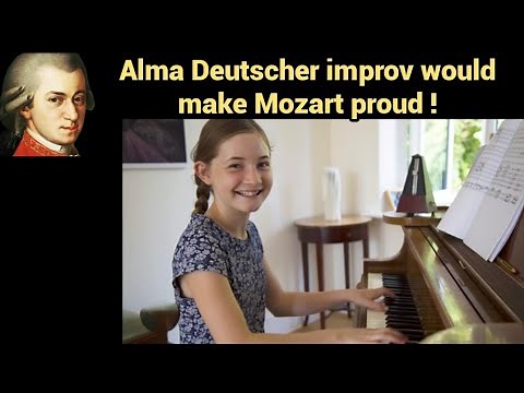 Alma Deutscher Piano improvisation
