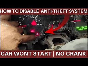 Ford Mustang Supercharge No Cranking and Security Light Blinking | How to disable anti theft system