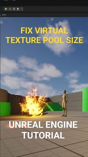 INCREASE VIRTUAL TEXTURE POOL SIZE in Unreal Engine #UnrealEngine #GameDev #IndieDev #UE #FYP