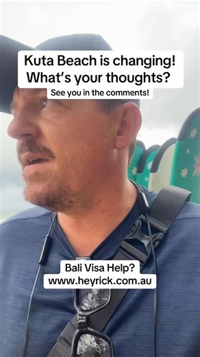 Hey Rick on Instagram: "Kuta beach is changing ….Tell me your thoughts! #heyrick #bali #kutabeach"