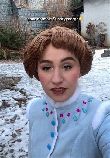 e ganz normale Sunntigmorge✨ #switzerland #partyprincess #anna #frozen #cosplay