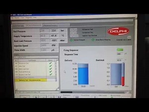 Testing delphi injector 1.5 dci