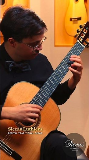 These Harmonics Are Something Else 🎶😮 Nino D'Amico plays Tárrega on a Siccas Luthiers Guitar 🎸