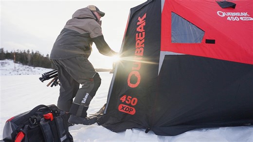299 reactions · 4 comments | Eskimo Ice Fishing Gear has continued to be an innovator in the ice fishing world. This time they have taken the popular Outbreak 450XD, improved it and loaded it with new features for both ice anglers and ice campers. It sets the new standard in portable hub shelters! #icefishing #outbreak450XDP #icecamping #geteskimo | Eskimo Ice Fishing Gear | Facebook
