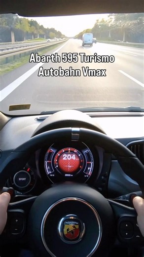 Abarth 595 Turismo – Autobahn VMAX 🇮🇹🦂