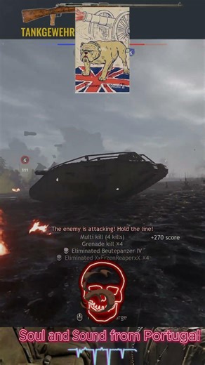 Enlisted | WW1 Tank Hunter — 2 Tanks Destroyed 💀🔥#enlisted #fps #f2p #ww2 #epicmoment #Gaijin
