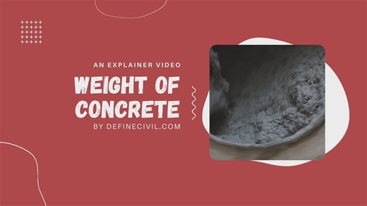 Weight of Concrete, density of concrete explained