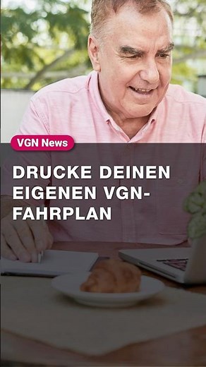 So druckst du deinen persönlichen VGN-Fahrplan in 30 Sekunden!