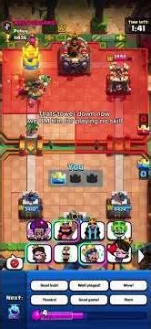 Logbait vs No-Skill Mega Knight | Clash Royale