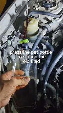Power Steering Fluid Drain and Refill.. DIY (almost any car) #diy, #carrepair