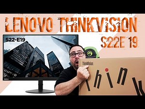 Monitor Lenovo ThinkVision S22e 19 | Con lindas Caracteristicas