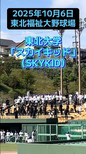 東北大学応援風景【スカイキッド SKYKID】（2025年10月4日）