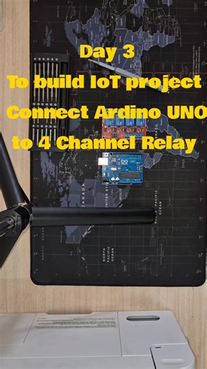 Rocket Inventory on Instagram: "Day 3 char data; int relay1 = 8; int relay2 = 9; int relay3 = 10; int relay4 = 11; void setup() { pinMode(relay1, OUTPUT); pinMode(relay2, OUTPUT); pinMode(relay3, OUTPUT); pinMode(relay4, OUTPUT); // Relays OFF initially (LOW level trigger) digitalWrite(relay1, HIGH); digitalWrite(relay2, HIGH); digitalWrite(relay3, HIGH); digitalWrite(relay4, HIGH); Serial.begin(9600); Serial.println("A B C D = ON | a b c d = OFF"); } void loop() { if (Serial.available() > 0) { 