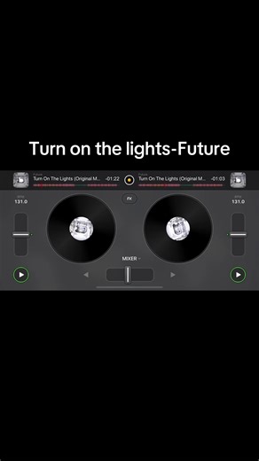 Turn on the lights-future #fypシ #djay #mashup #song #viral