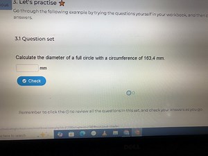 Calculate the diameter of a full circle with a circumference of... | Filo