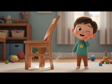 My Chair Turned Into a Slide | Nursery Rhyme Song for Kids