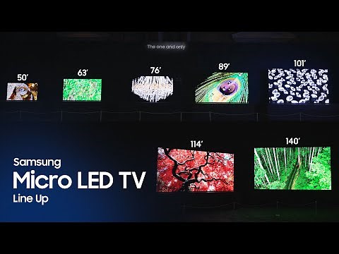 Samsung Micro LED TV 2023 Line Up - 140 inch is REAL!