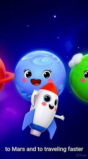 Rocket to the Stars 🚀 | Kids Space Song | Nursery Rhymes & Baby Songs