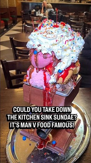 Legendary Kitchen Sundae Sink from Man v Food #foodies