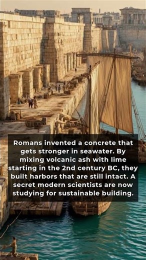 Roman Concrete That Gets Stronger in Seawater—2,000 Years Later