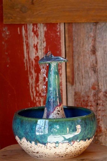 Handmade Ceramic Fountain – Unique Outdoor & Indoor Water Feature, Tranquil Home Décor - Etsy