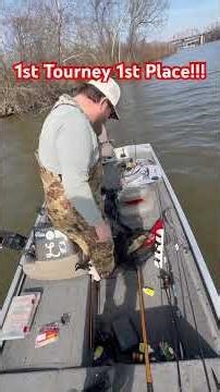 We Won 1st Place 1st Tourney!!! #winner #boat #beautiful #fishing #win #friends #performance
