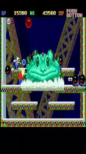 SNOW BROS | BOSS 2 | GAMAKICHI | ARCADE #arcadegame #retrogaming