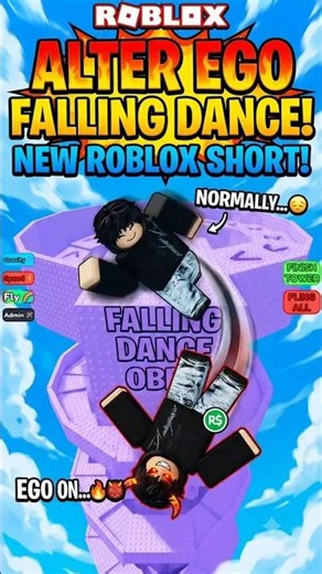Roblox Alter Ego Falling Dance Trend! 💀✨ #robloxshorts #robloxfyp