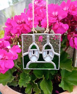 Handmade Stained Glass Frog Suncatcher | Tiffany Technique - Etsy