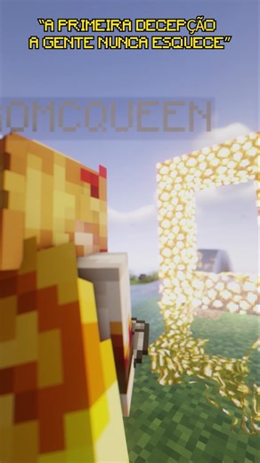 A PRIMEIRA DECEPÇÃO A GENTE NÃO ESQUECE #minecraft #minecraftbrasil #shorts #humor