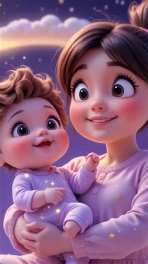 🌜 Chut Petit Bébé 💤 | Une Douce Berceuse Pour S’Endormir 🤫🎶#shorts #lullaby #hooplakidzfranҫais