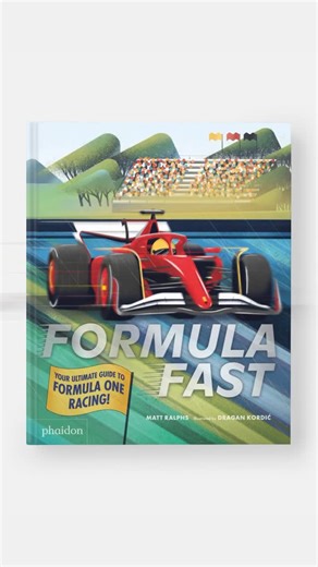 Phaidon on Instagram: "Ready, Set, Race: Discover the ultimate illustrated guide to @f1 with ‘Formula Fast’. Packed with facts, stats, and impactful illustrations, this book answers all the questions young speed-seekers want to know: How do you become a superstar driver? Which is the most challenging race track? What is the record for the quickest pit stop? (Hint: it’s less than two seconds.) From author Matt Ralphs (@malleus66), featuring illustrations by Dragan Kordic (@dragan_kordic). ‘Formul