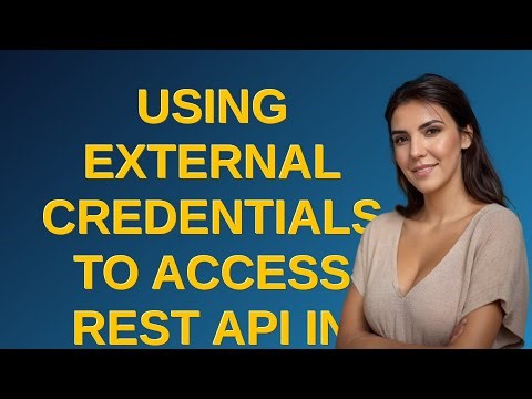 Salesforce: Using External Credentials to access REST API in current Org